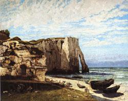 Gustave Courbet The Cliff at Etretat after the Storm France oil painting art